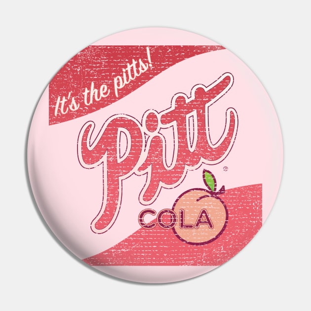 Pitt Cola - can style (Vintage) Pin by MunkeeWear