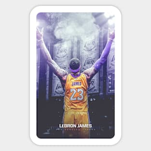 lebron james Sticker for Sale by erenuc