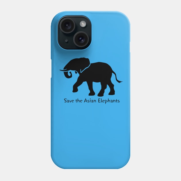 Save the Asian Elephants Phone Case by samsaralk