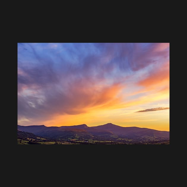 Fan y Big, Cribyn and Pen y Fan by dasantillo