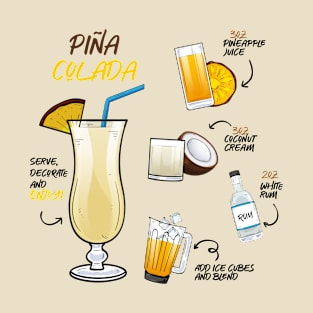 Pinacolada Recipe T-Shirt