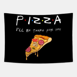 Funny Pizza Tapestry