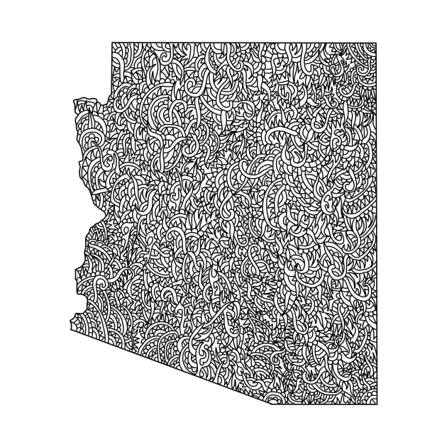 Arizona Map by Naoswestvillage