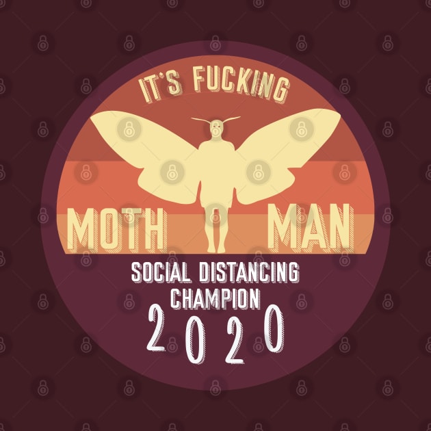 Mothman: Social Distancing Champion by nonbeenarydesigns