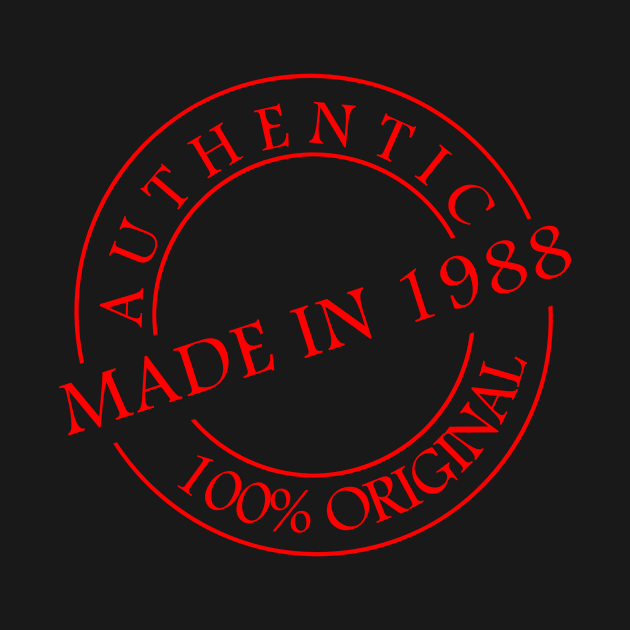 Authentic Made in 1988 by Seven Spirit