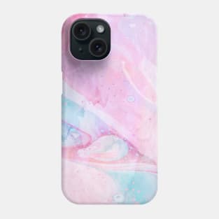 Pastel Pink and Blue Agate Phone Case