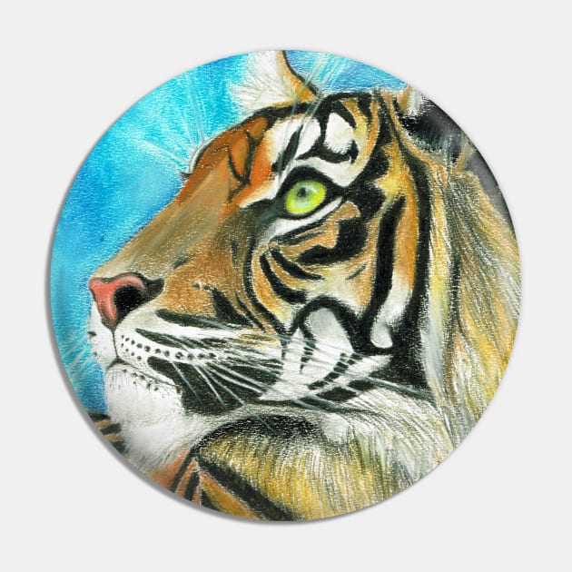 Tiger Pin by MelanieJeyakkumar