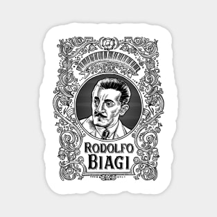 Rodolfo Biagi (in black) Magnet