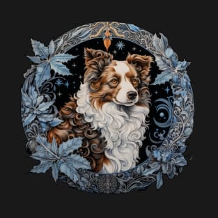 Australian Shepherd Illustration T-Shirt