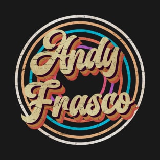 vintage circle line color Andy Frasco T-Shirt