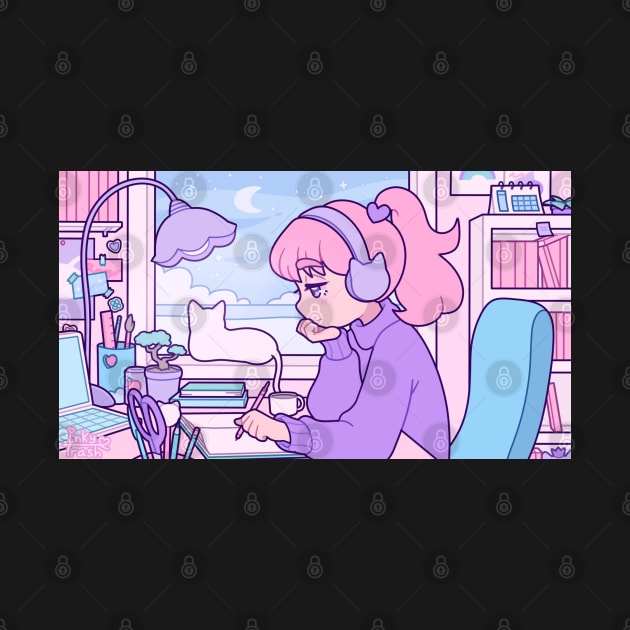 Lofi Girl by Inky_Trash