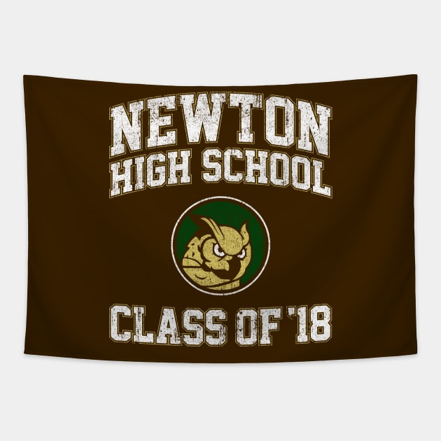 Newton High School Class of 18 Tapestry by huckblade