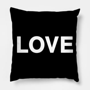 LOVE Typography Pillow