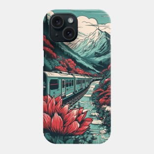 Beautiful Railway in Japan Phone Case