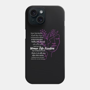 Woman Life Freedom Phone Case