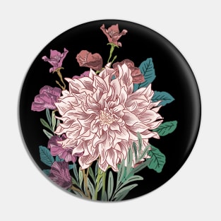 Dahlia Motivational Pin