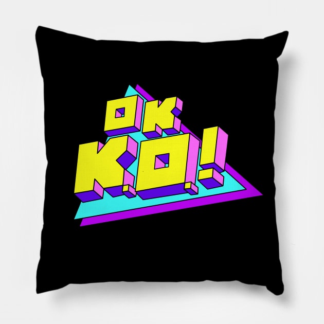 OK K.O. Pillow by JamesCMarshall