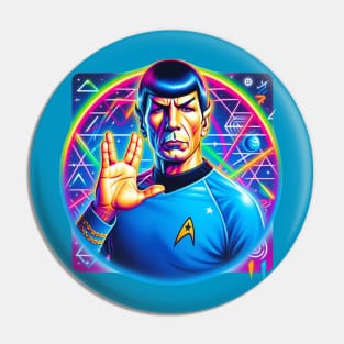 Mr. Spock in the 80's Pin