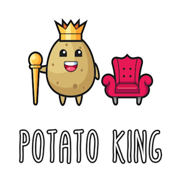 Funny Potato King Gift for Husband, Boyfriend, Son, Bestfriend by Goods-by-Jojo