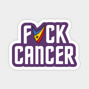 F*ck Cancer Trek Geeks Delta Magnet