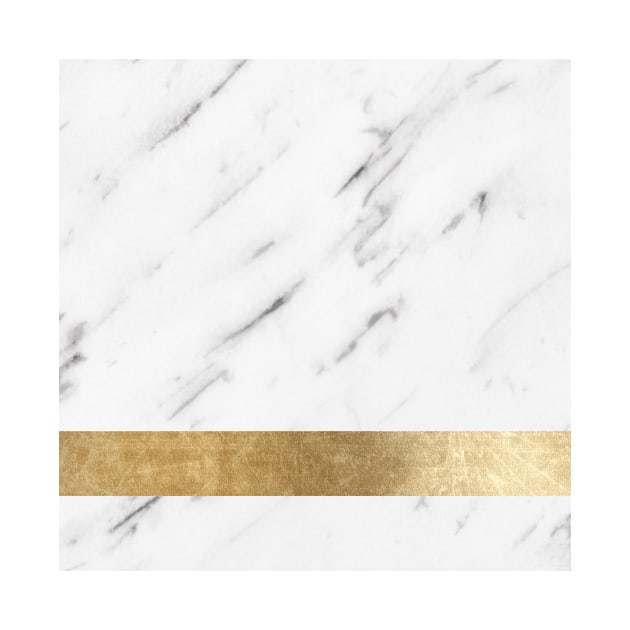 Arctic golden geometric marble by marbleco