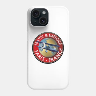 Travel & Explore Paris France Logo Phone Case