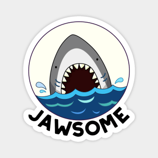 Jawsome Cute Shark Pun Magnet