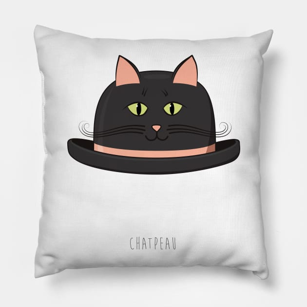 Chatpeau Pillow by elvisbr