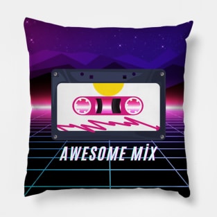 Awesome Mix Cassette Tape Pillow