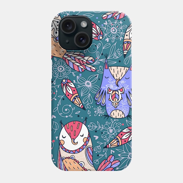 Colorful Owl Pattern Phone Case by GoodWills