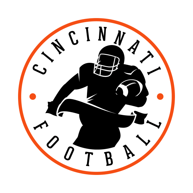 Cincinnati Football Team Color by Toogoo