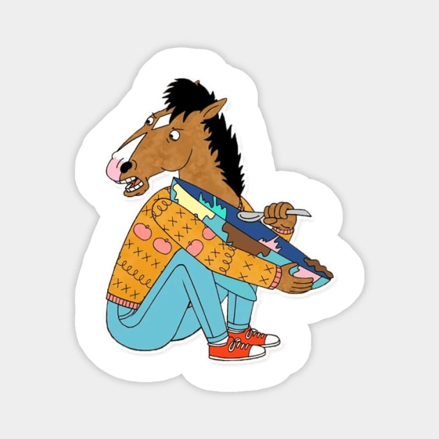 BoJack Horseman Magnet by ezzobair