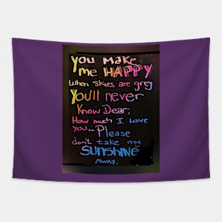 You make me happy Tapestry