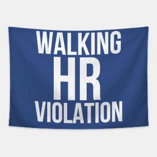 Walking HR Violatin Tapestry