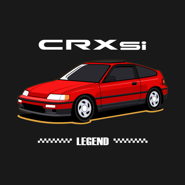 CRX SI JDM Classic Cars by masjestudio