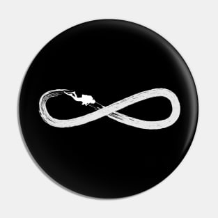 Dive Forever Infinity Scuba Diving Pin