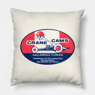 1962 Crane Cams Florida vintage drag racing Pillow