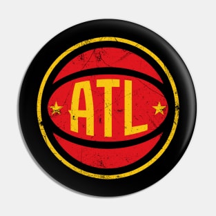 ATL Retro Ball - Black Pin