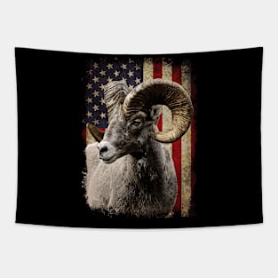 Furry Friends Chic Goat Tee for Animal Lovers Everywhere Tapestry