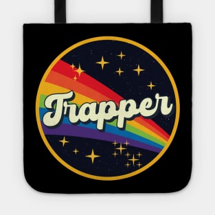 Trapper // Rainbow In Space Vintage Style Tote