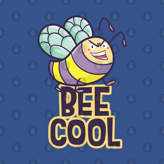 Bee Cool Bee by Jocularity Art