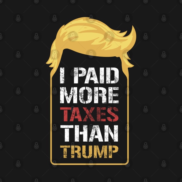 I Paid More In Taxes Than Trump by CF.LAB.DESIGN