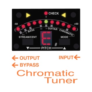 Guitar Tuner Pedal T-Shirt