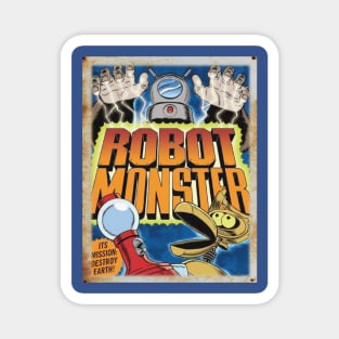 Mystery Science Rusty Barn Sign 3000 - Robot Monster Magnet