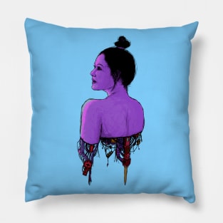 Cyberpunk Girl Pillow