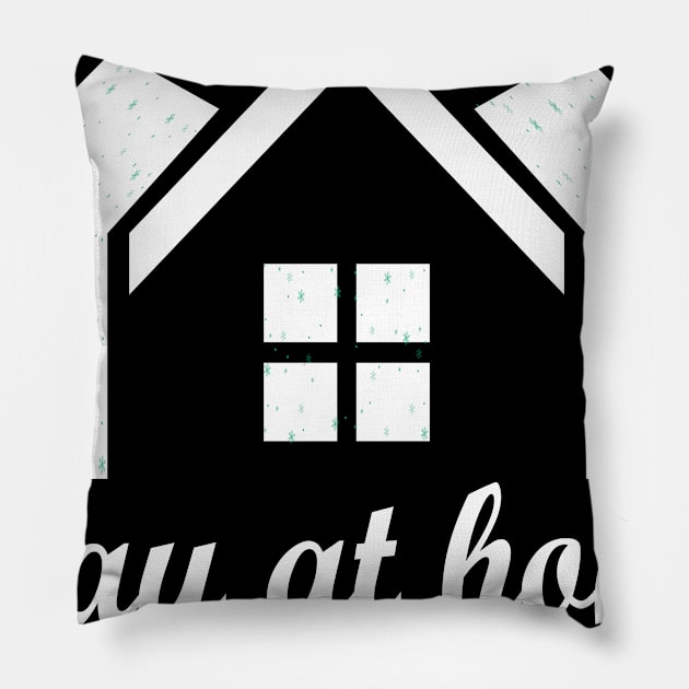 Stay at home Pillow by PinkBorn