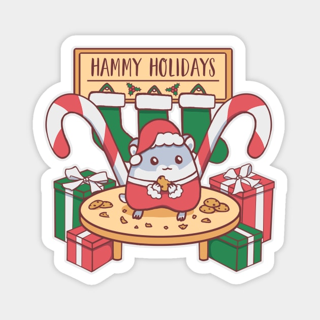 Hammy Holidays! Magnet by VanillaPuddingSnack