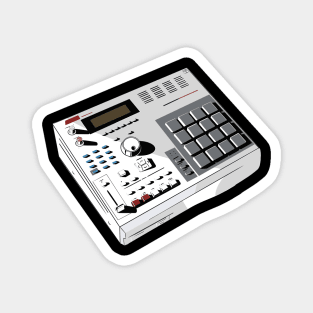 Akai mpc 2000 white Magnet