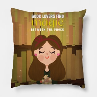 Book lovers find magic between pages Pillow