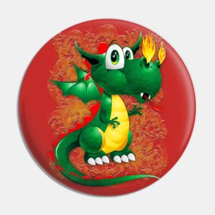 Baby Dragon Cute Cartoon Pin